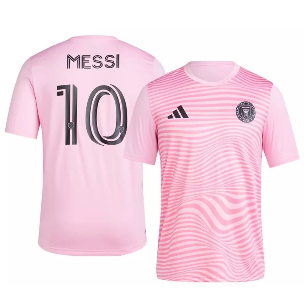 Adidas Boy’s Miami CF Messi #10 Pink T-shirt
